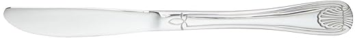 Winco 12-Piece Toulouse Dinner Knife Set, 18-0 Extra Heavy Weight Stainless Steel,Silver