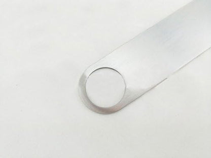KISEER Heavy Duty Stainless Steel Flat Bottle Opener, 2 Pack Beer Bottle Opener for Kitchen, Bar or Restaurant (Cosmetic Scratches)