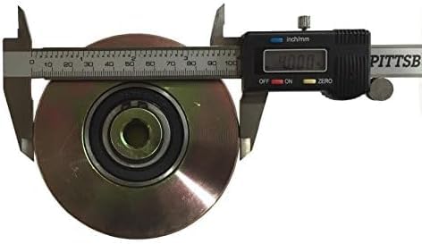 Slide Gate V Groove Caster Wheel Roller Sliding 3000 lbs Capacity with Screw Double Bearing