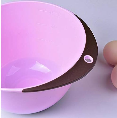 Mixing Bowl Set with Spout And Measurement Indicators, 22cm set of 2