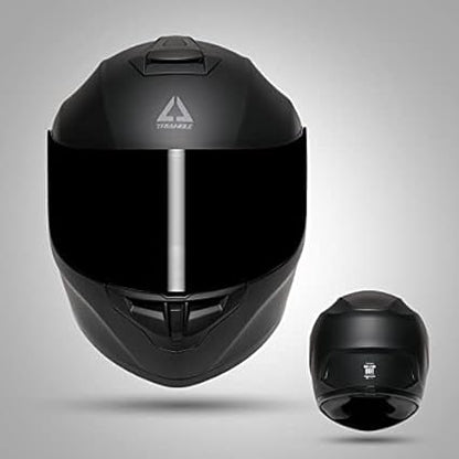TRIANGLE Motorcycle Helmets Full Face Motorcycle Helmet for Men & Women with Tinted and Clear Visor Meet Dot Approved