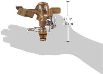 Orbit 55032 1/2" BRS Sprinkler Head, Connection, Silver and Gold