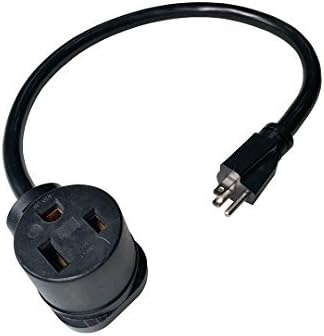 Parkworld 691814A Welding 15A to 50A Adapter Cord 5-15 Male Plug to Welding 6-50 Female Receptacle (Output 15A 125V) (1.5FT)