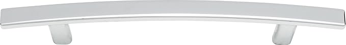 Atlas Homewares A810-BN 7-34-Inch Euro-Tech Collection Curved Line Pull, Brushed Nickel