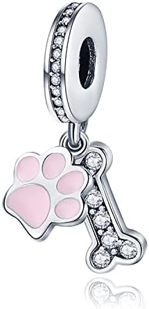 Annmors Silver Charms for Bracelets S925 Love Heart Mom Birthday Dangle for Women Bracelet & Necklace Pendant