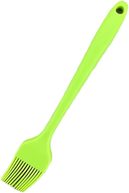 Heat Resistant Silicon Pastry Brushes.Hygienic One Piece Design Spread Oil Butter for BBQ Grill Barbecue Baking Kitchen Cooking.Dishwasher Safe(Green)
