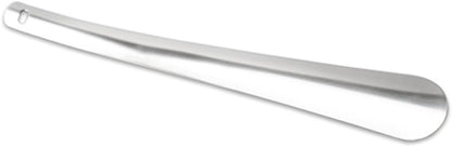 LIFKOME Professional 30cm Stainless Steel Metal Shoe Horn Long Handle for Pregnant Women Elderly Children Portable and Easy to