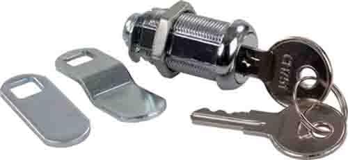 JR Products 00335 Standard Compartment Door Key Lock - 1-3/8"