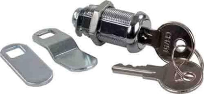 JR Products 00335 Standard Compartment Door Key Lock - 1-3/8"