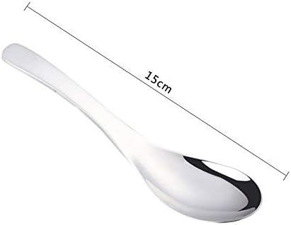 Serving Tablespoons Eco-Friendly Stainless Steel Colourful Soup Spoon,Long Handle Flatware Cutlery ,Cooking Utensil Table Spoon for Kitchen Restaurant(A)
