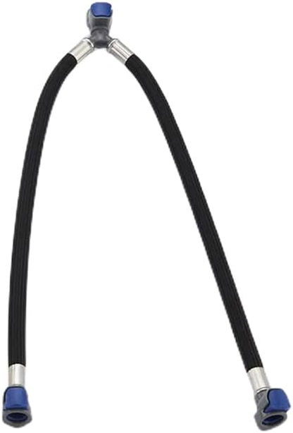 Replacement Part Quick Connect Hose for Bathtub Tub Filler Bathroom 3 Hole Sink Basin Vanity Widespread Double Handle Faucet Water Faucet Lock Faucet Supply Lines,Black