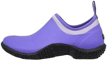 CNSBOR Womens Rain Boots Waterproof Garden Shoes For Women and Anti-Slip Feature Rubber Rain Boots Light Ankle For Outdoor Work Shoes