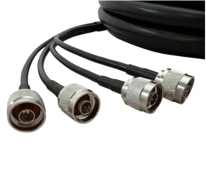 Waveform Quad-RS240 Coaxial Cable (30ft) Bundle with SMA, TS9 and U.FL Connectors (Full Bundle)
