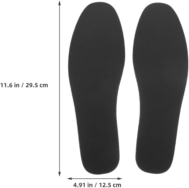 Hemobllo Puncture Resistant Insoles for Men and Women, Ultra Thin Manganese Steel Shoe Inserts for Work Boots, Anti-Nail Protective Sole Inserts for Hiking & Construction Safety, 1 Pair( size 12 )