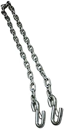 (New) 14" Trailer Safety Chains Camper RV 5000 Rated with Latching S Hooks  Check All Models in The Description