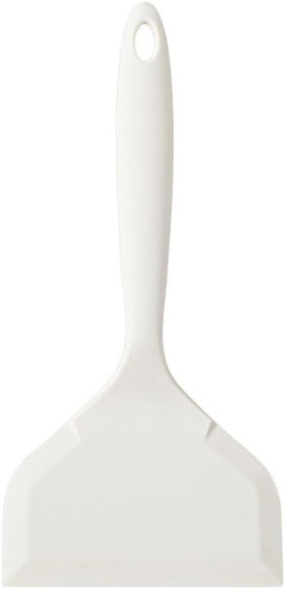 Silicone Pancakes Shovel,Wide Spatula Turner,Non-Stick Tamagoyaki Spatula,Japanese Omelette Spatula,Flexible Silicone Turner for Kitchen(white), AM0XEB0LJH2US