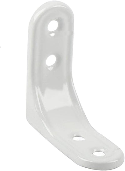 Sturdy Wall Mount Shelf Support Bracket for Home Decor, White 2Inch, Multi