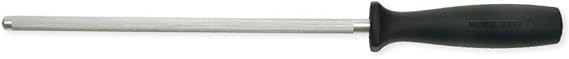 HENCKELS Fine Edge Pro Sharpening Steel, 9-inch, Black/Stainless Steel