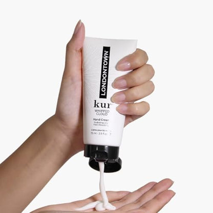 LONDONTOWN kur Whipped Cloud Hydrating, Moisturizing & Fast Absorbing Hand Cream, Vegan & Cruelty Free - 2.5fl oz, 1 Pack