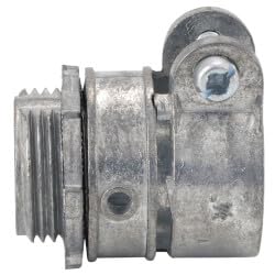 34" Zinc BX-Flex Straight Squeeze Connector