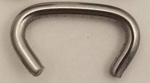 1/2 Stainless Steel Hog Rings for Crab pots, Cages, Traps, Fencing, Sausage Casings, Rabbit Cages (100 Count bag-3oz)