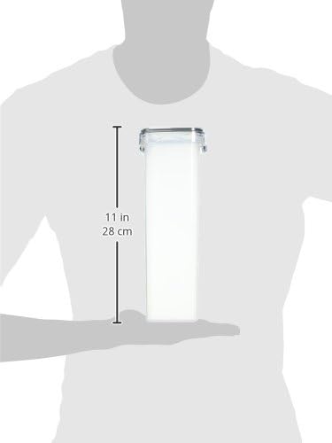 Press N' Click Food Containers Kitchen Canister Set, 6 Cup, Clear