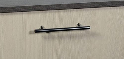 CKP Brand 3489-5 in. (128mm) Steel Bar Pull, Black Powder Coated