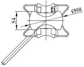 Mytee Products Sea Rail Shipping Container Manual Twist Lock Left-Right Handlocking Casting Steel - No Lever Required