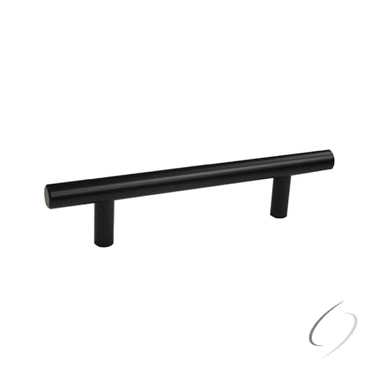 6" Bar Cabinet Pull with 3-34" Center to Center Matte Black Finish