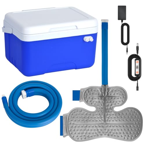Shoulder Ice Machine Rotator Cuff Cold Therapy, Ice Machine for Shoulder After Surgery Post-Surgery Care, Timer, Compression Pad 9-Quart