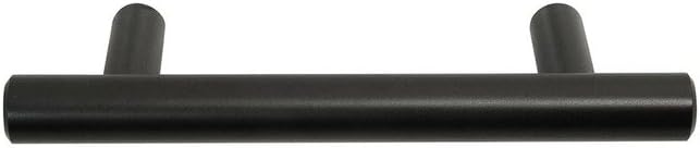 CKP Brand 3489-4 in. (102mm) Steel Bar Pull, Black Powder Coated
