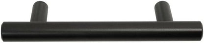 CKP Brand 3489-4 in. (102mm) Steel Bar Pull, Black Powder Coated