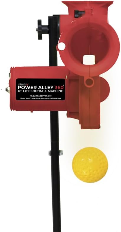 Heater Sports Power Alley Lite 360 12 inch Softball Machine