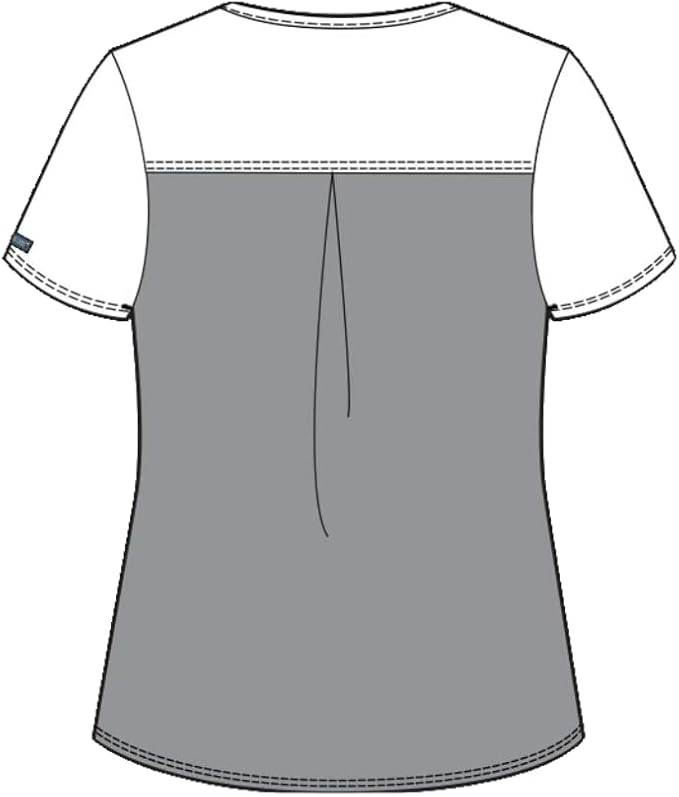 Med Couture Scrub Top for Women, V-Neck with 4 Pocket, Ultra Soft, 2-Way Stretch and Wrinkle-Free Fabric - MC7468