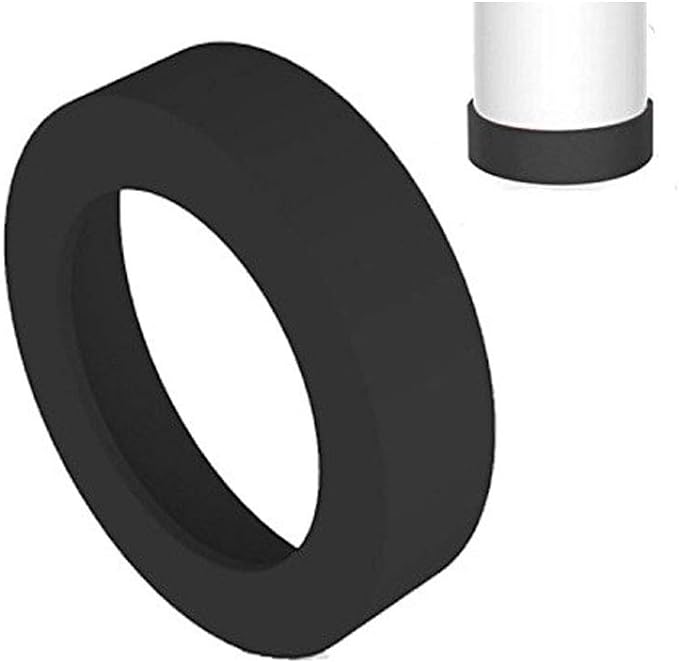 4 PCS Bottom Protective Silicone Sleeve for Flask/Mug/Water Bottle (Black Only) (65mm)