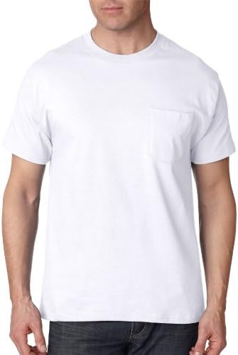 Cotton T-Shirt with Pocket by Hanes