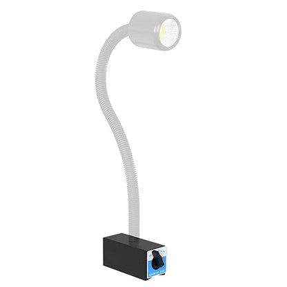 Magnetic Base,Suitable for Magnetic Machine Lights,Indicator Holder Metric M8 X 1.25 Tapped Hole,4.72x1.96x2.16 Inch,1 pc...