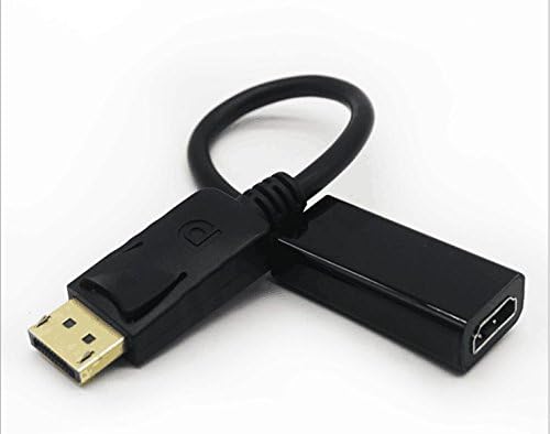 Gold-Plated DisplayPort Male to HDMI Female Adapter (Cable L 5 Inches)