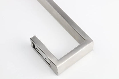 TocTen Bath Towel Rack - Square Base Thicken SUS304 Stainless Steel Towel Bar for Bathroom, Bathroom Bar Accessories Towel Rod Heavy Duty Wall Mounted Towel Holder (Brushed Nickel, 24 Inch)