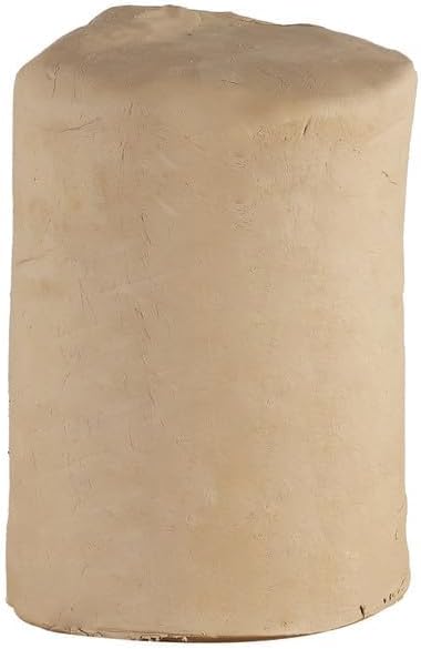 Mid High Fire White Stoneware Clay for Pottery, Cone 5-10, Moist De-Aired Clay for Wheel Throwing, Hand Building, Sculpting  Great for All Skill Levels, 5 lbs
