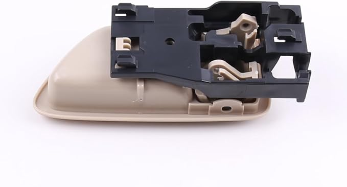 Inside Left Right Door Handle Beige Gray 69206-0C030 69205-0C030 for 2001-2007 Sequoia 2004-2006 Tundra Crew Cabs (Right Beige)