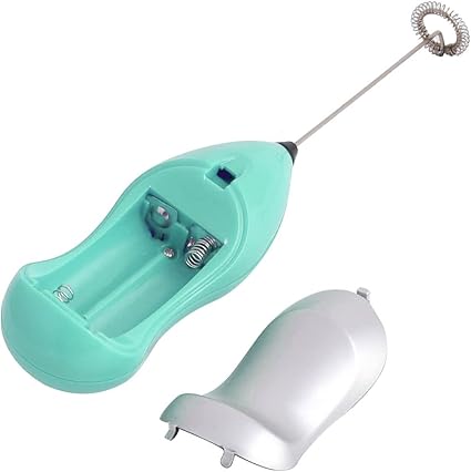Plastic Handle Electric Egg Beater Coffee Milk Cheese Mixer Blender Whisk Cyan (id: d3a 54b 540 747 032, Small, d3a54b540747003234541b58d7ba7d