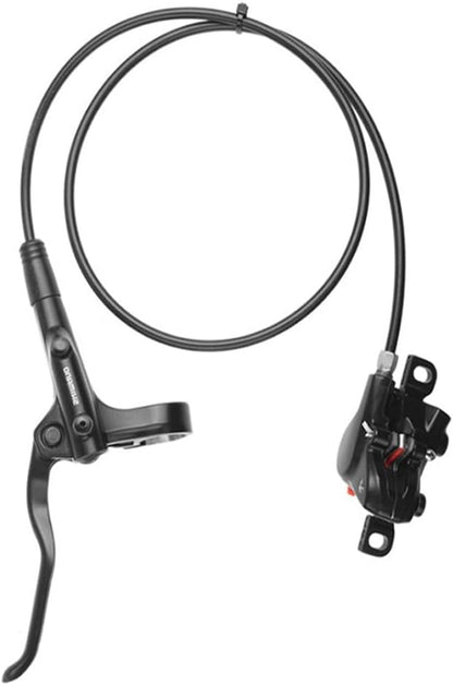 BUCKLOS MT200 MTB Hydraulic Disc Brakes Front, Left Front 800mm Mountain Bike Hydraulic Brake Aluminum Alloy Levers(BL) with Calipers (BR) Fit E-Bikes(Pre-Bled)