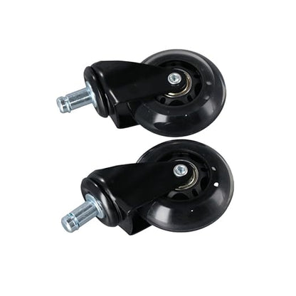 2Pcs Chair Wheel Durable Practical Multifunctional Universal Office Chair Swivel Caster Replacement Desk Wheel