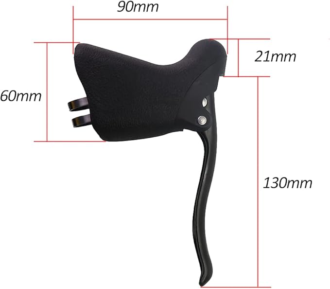 UPANBIKE Road Bicycle Fixie Bike Drop Handlebar Brake Levers Set Time Trial Ergo