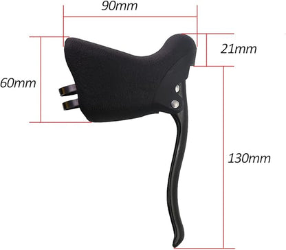 UPANBIKE Road Bicycle Fixie Bike Drop Handlebar Brake Levers Set Time Trial Ergo