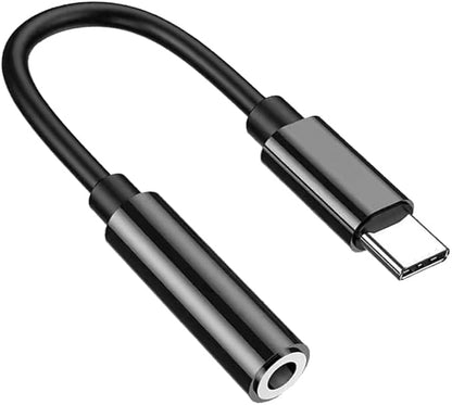USB Type C to 3.5mm Female Headphone Jack Adapter, 1-Pack USB-C to Aux Audio Dongle Cable Compatible with iPhone 16 15 Pro Max, iPad Pro, Samsung Galaxy S25 S24 S23 S22 S21 S20, Pixel 9 8 7
