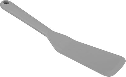 Mikinona Silicone Spatula Frying Spatula Ladles for Cooking Spoons Cooking Tweezers Gadgets Dish Tongs Oven Fish Spatula Spring Tongs for Cooking Non Kitchen Utensils Wok Grey