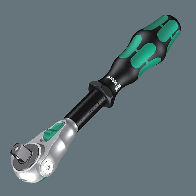 Wera 05003550001 8000 B Zyklop Speed Ratchet with 3/8" drive, 3/8" x 199 mm