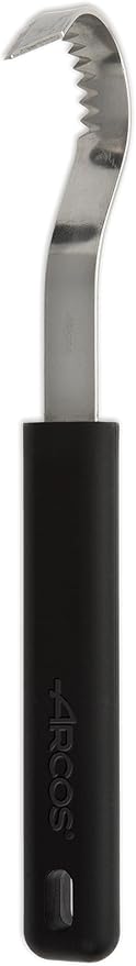 Arcos Butter Curler 3 Inch Stainless Steel Blade with Polypropylene Black Handle. Perfect for Creating Beautiful Butter Curls. Professional Gadgets